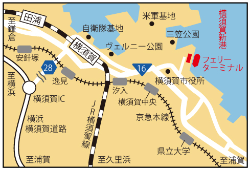 周辺地図の地図